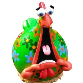 Chicken Garden Decor Resin Chicken Statues Sculptures with Funny Expressions Chicken Ornaments Yard Art for Backyard Patio Lawn Decorations