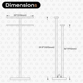 AONEON Standing Towel Rack for Bathroom 2-Tier Towel Holder Free Stand with Heavy Marble Base Gold Thicken Steady Design Stainless Steel AN7001GD