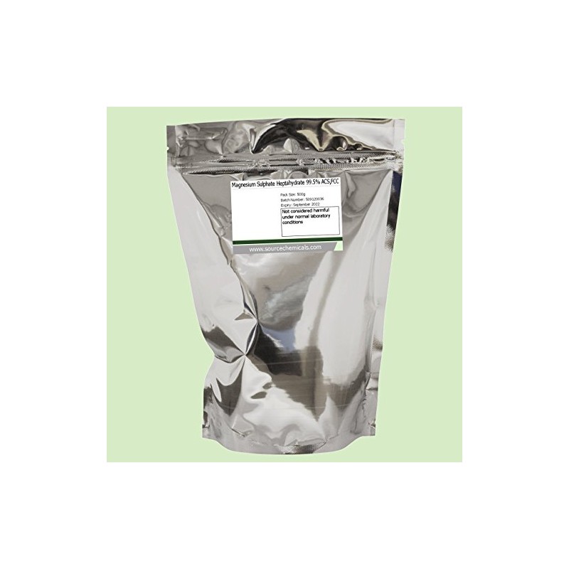 Epsom Salt Magnesium Sulphate Heptahydrate 99.5% 500g Including Delivery