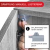 LouMaxx Softclose Door Damper Cabinet Set of 2 - Kitchen