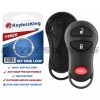 KeylessKing* Remote Key Fob Shell Case for 1999 2000 2001