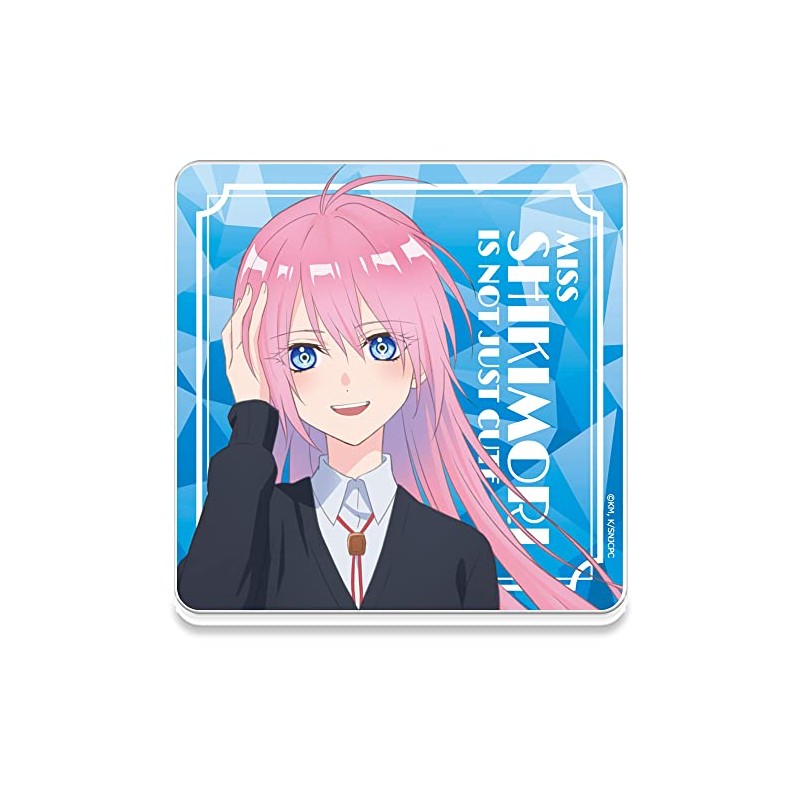 TV Anime "Not Just Cute Shikimori" Acrylic Coaster A [Shikimori-san