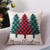 Coeufuedy Christmas Pillow Covers 18x18 Set of 4 Farmhouse Pillow
