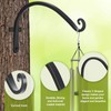FEED GARDEN 2 Pack 12 Inch Hanging Plant Bracket Wall