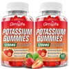 2 Pack Potassium Gummies for Adults, Potassium Chloride Gummies 1200mg
