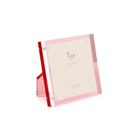Tizo Design Women's Lucite Frame 4x4, Pink, One Size