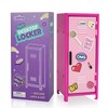 YOBRO Mini Iron Lockers, Girl Talk Locker with Lock, Functional