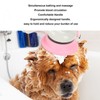 Pet Shower Head Brush with Switch Universal Soft Teeth Massage