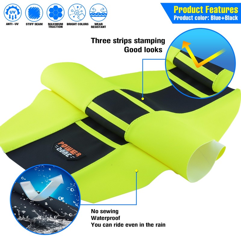 MCHMFG - Funda de asiento universal acanalada para bicicleta de