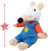 Rainbow Designs Maisy Soft Toy - Soft Stuffed Mouse with