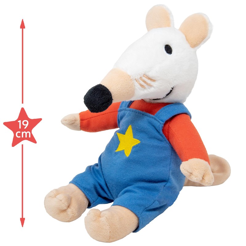 Rainbow Designs Maisy Soft Toy - Soft Stuffed Mouse with
