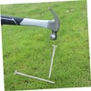 BIUDECO 4 Pack Heavy Duty Tent Stakes Stainless Steel Ground