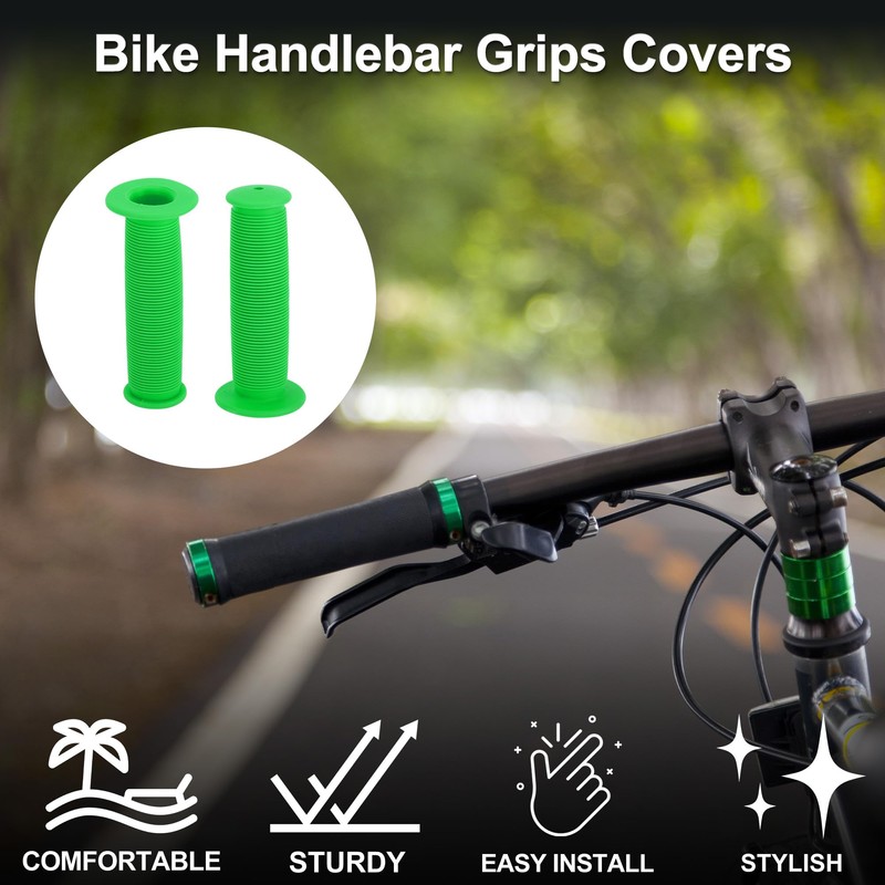 TUCKBOLD Bike Handlebar Grips Covers 110mm Long Lightweight | Bicycle