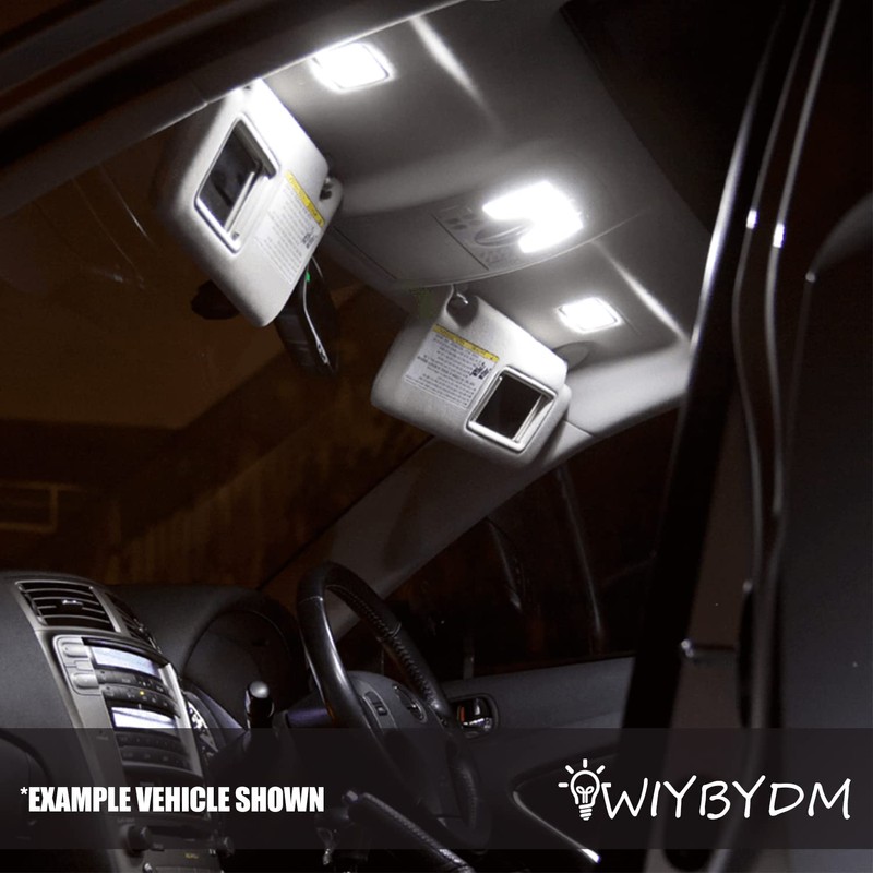 WIYBYDM White LED Interior Lights Kit for Hummer H3 2006