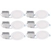 Topaz Lighting (Pack of 6) 77234 12W Slim 6" Dimmable