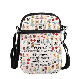 PLITI Alice Movie Gift Alice Fans Gift Wonderland Gift May You Be Proud Of The Work You Do Alice Crossbody Bag For Women (Be Proud Alice ZCbagCA)