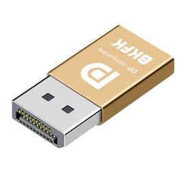 BKFK dp Dummy Plug - Display to hdmi Adapter, Luna Display Virtual Window for Home-edid Emulator-Dummy, displayport Headless dummie dongle(DP-1P)