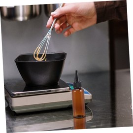 SAFIGLE 10Pcs Applicator Bottles for Hair Oil Squeeze Bottle with Precision Nozzle Refillable Plastic Hair Dye Containers for Hair Care Perm Oil Liquid Soap and Paint