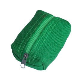 Green Breeze Imports Green Handmade Green Abaca Pillow-Style Coin Purse (2 pack)