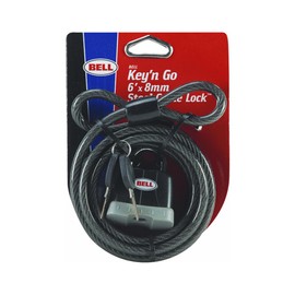 Bell Sports Cycle Products 7015774 6' Cable Lock With Key Assorted Colors