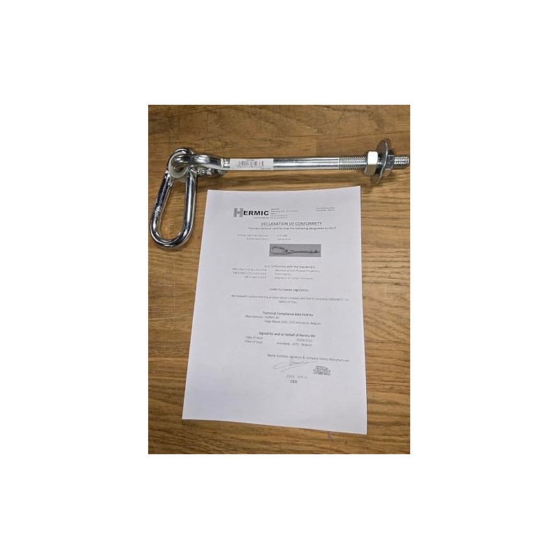 Set of 2 Swing Hook Screw – Hook M12 x