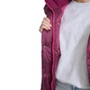 Champion Women's Satin Quilted Puffer Vest with Stand Collar, Dark