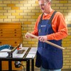 ROCKLER Cross-Back Shop Apron | Woodworking Apron for Men with