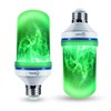 Yewclls LED Flame Effect Light Bulb, 4 Modes E26 Base