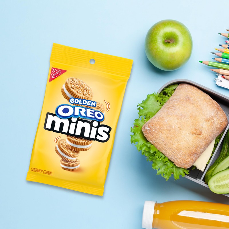 OREO Minis Golden Sandwich Cookies, 3 oz