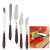 18Pcs Paint Scraper Knife Exquisite Plastic Handle Oil Painting Tool