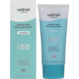 wotnot Naturals Natural Zinc Face Sunscreen Untinted 50g