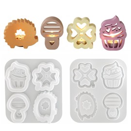4-in-1 Hedgehog Mushroom Silicone Mold