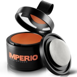 IMPERIO Root Powder - Hair Concealer for Hair Thickening for Women and Men, Waterproof Hair Makeup for Concealing Roots - 4 g (Copper Red)