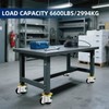 4 Pack Leveling Casters with Ratchet Handle, Adjustable Heavy Duty