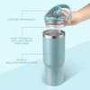 Homealexa Insulated Tumbler 900ml/30oz 304 Stainless Steel, Double Wall Vacuum