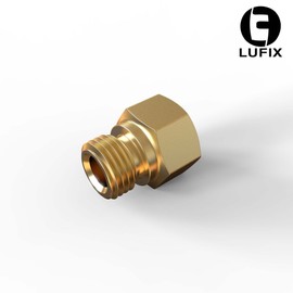 Lufix MK10 Nozzle Brass 0.2 to 1.0 mm for 1.75 and 3.00 mm 3D Printer Filament, Pack of 3, Nozzle MK10 Hotend and Extruder Replacement Parts, Premium 3D Printer Accessories (0.3 mm)