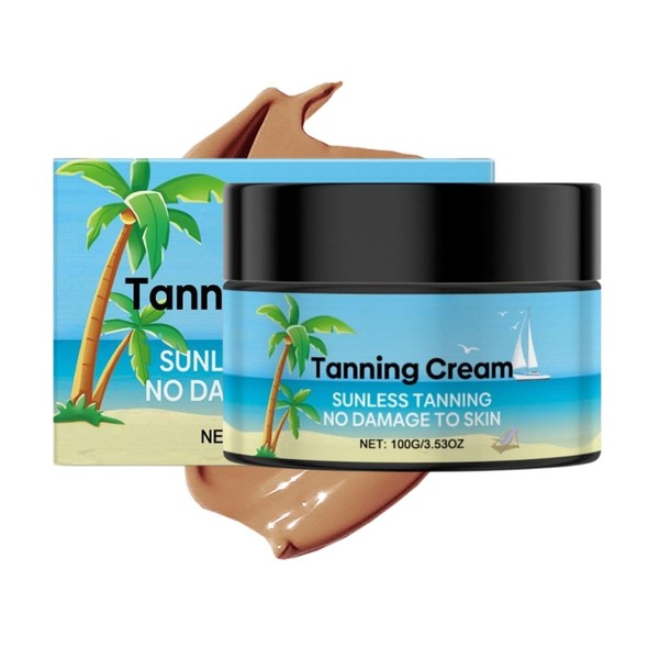 Sunbed Tanning Accelerator Cream - Nourishing Tan Enhancer for Sunbeds