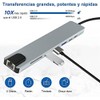 USB C Hub,8 en 1 Adaptador USB C Hub a
