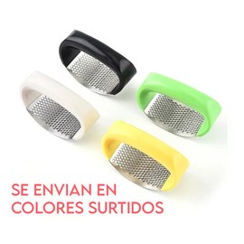 2 Prensas de Ajo Acero Inoxidable Cocina Trituradora de Jengibre Manual Herramienta Pelador Triturador Prensa Machacador Stainless Steel Garlic Presser Exprimidor Picador