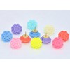 10 Pcs Creative Office Decorative Thumbtacks Mushroom Pushpins for Home