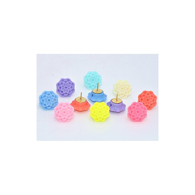 10 Pcs Creative Office Decorative Thumbtacks Mushroom Pushpins for Home