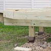Thealyn Heavy Duty Metal Fence Post Anchor 32 Inch, 4"x4"