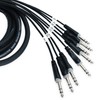 keepdrum SNA56-8 Multicore Cable Snake Sub-D DB-25 to 8x 6.35