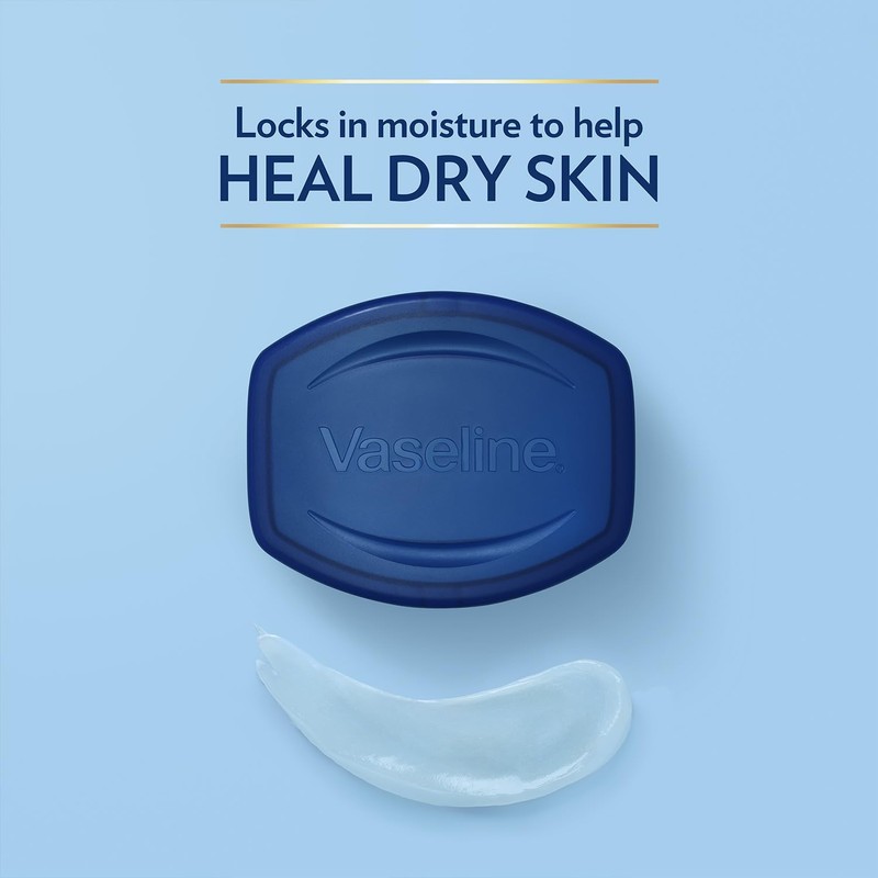 Vaseline 100% Pure Petroleum Jelly Skin Protectant 3.75 oz (Pack