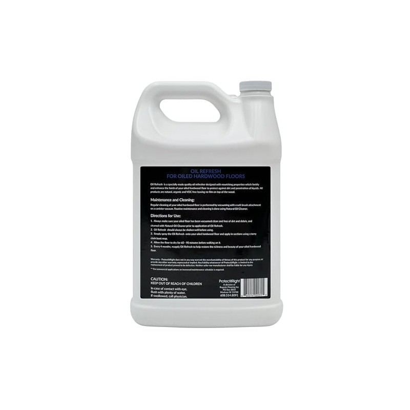ProtectItRight Oil Refresh Gallon for all oiled hardwood floors