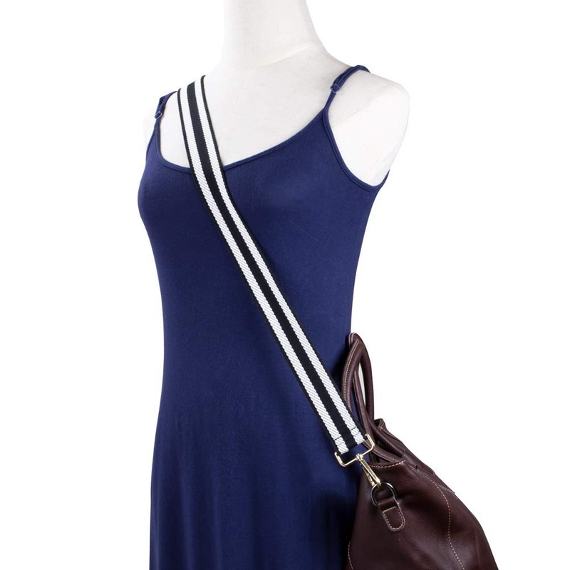 ZANQANO Crossbody Strap Purses Replacement Adjustable Handbag Straps (Black)