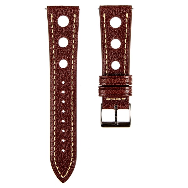 Sully Chevre Vintage Rally Watch Bands - Premium French Goatskin