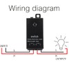 dstfuy Wireless Switch,110V/120V/240V /10A Relay No Wiring,Magnetic Multi Way Mini