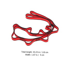 Totority Professional Stretching Strap for Yoga and Climbing High Strength Compact Exercise Band Yoga Assist Band for Glute Training Portable Workout Accessory