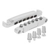 Electric Guitar Bridge Full Set 12 String Zinc Alloy Silver